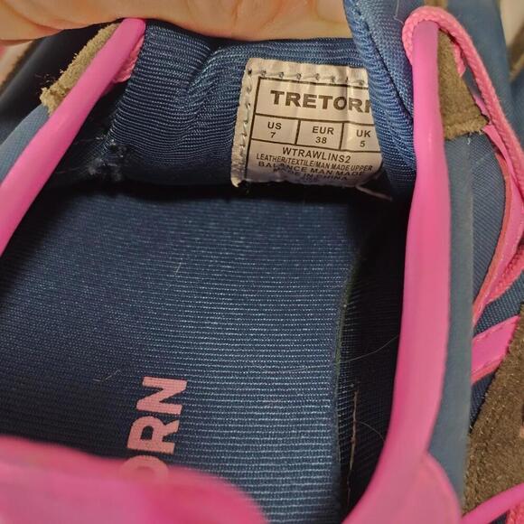 Tretorn Rawlins 2.0 women’s Retro Olive Pink Navy Sneakers size W 7 - Picture 4 of 9